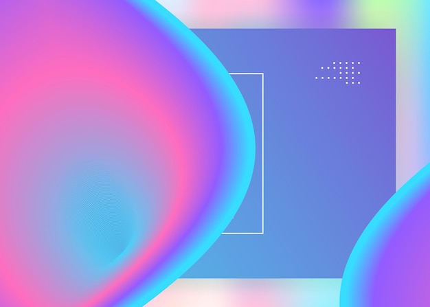 Liquid fluid with dynamic elements and shapes Landing page