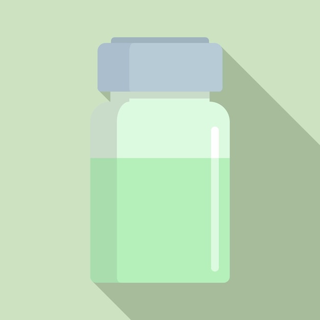 liquid for injection icon flat illustration of liquid for injection vector icon for web design