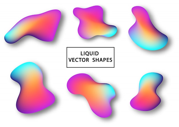 Liquid gradient shape element