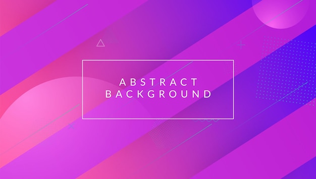 Liquid Shape Violet Hipster Banner Color Geometric Design Mod