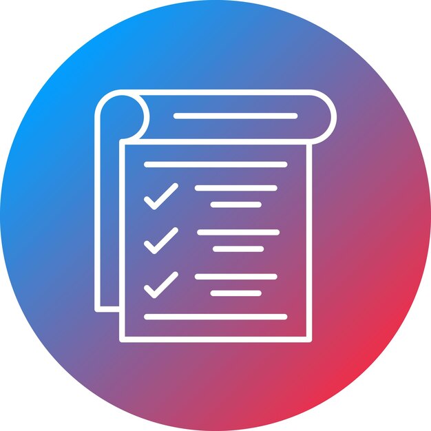 List icon vector image Can be used for Diplomacy