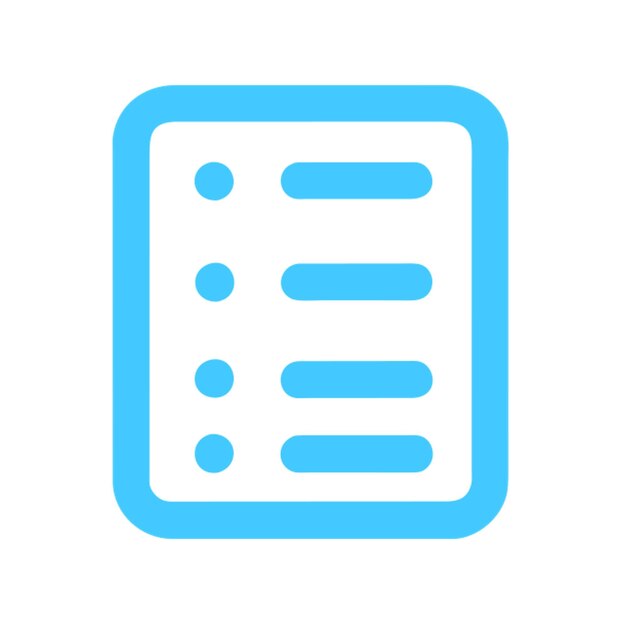 list icon