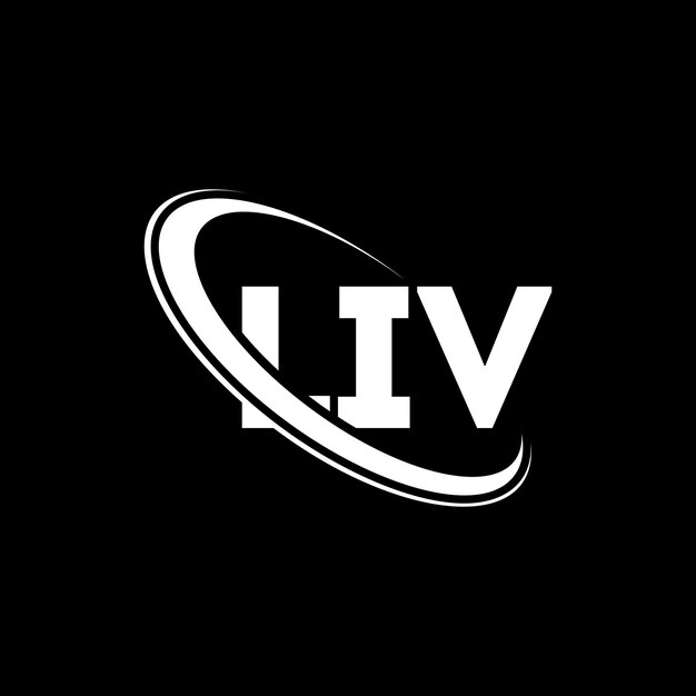LIV logo LIV letter LIV letter logo design Initials LIV logo linked with circle and uppercase monogram logo LIV typography for technology business and real estate brand
