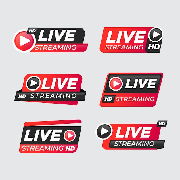 Live Streaming Label Set