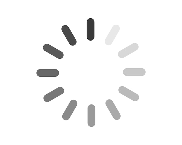 Loading bar status icon Vector illustration Vector loaded icons Download progress Donload or Upload
