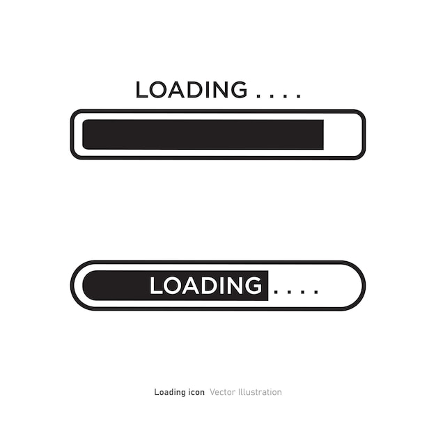 Loading icon design vector illustration