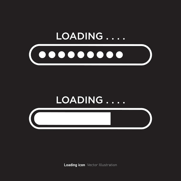 Loading icon design vector illustration