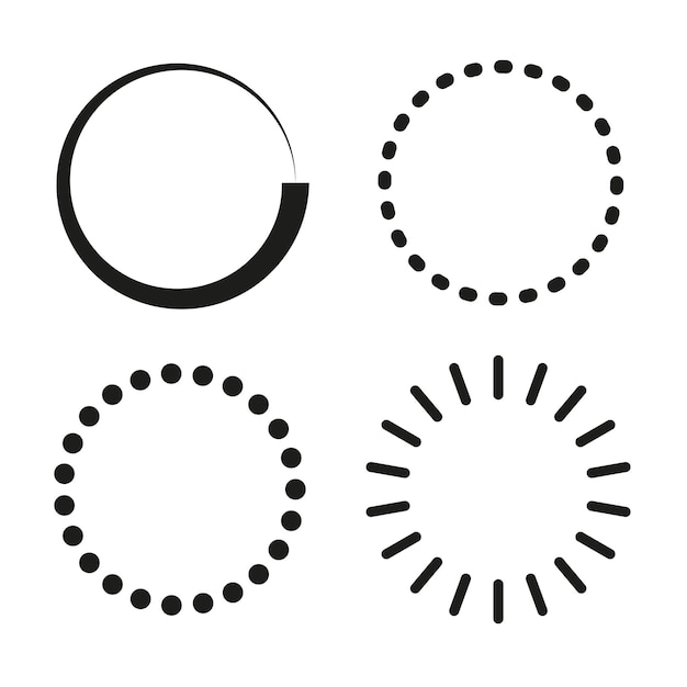 Loading icon Download buffering Working process indicator Vector illustration EPS 10