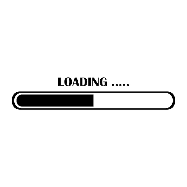 Loading icon logo vector design template