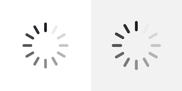 Loading icon vector icon set