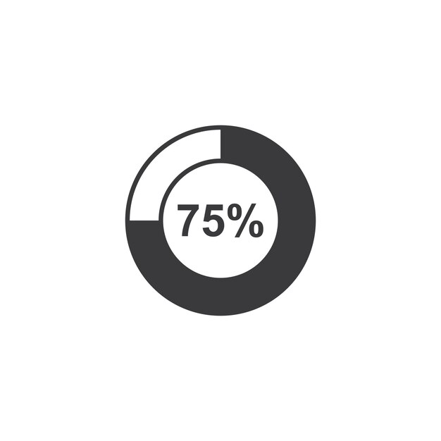 loading indicator icon vector illustration design template