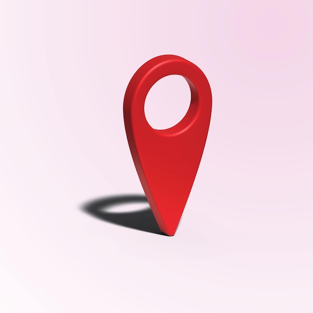 location icon 3d vector