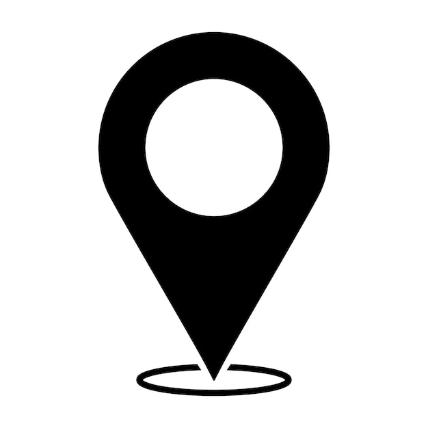 Location map pin icon symbol