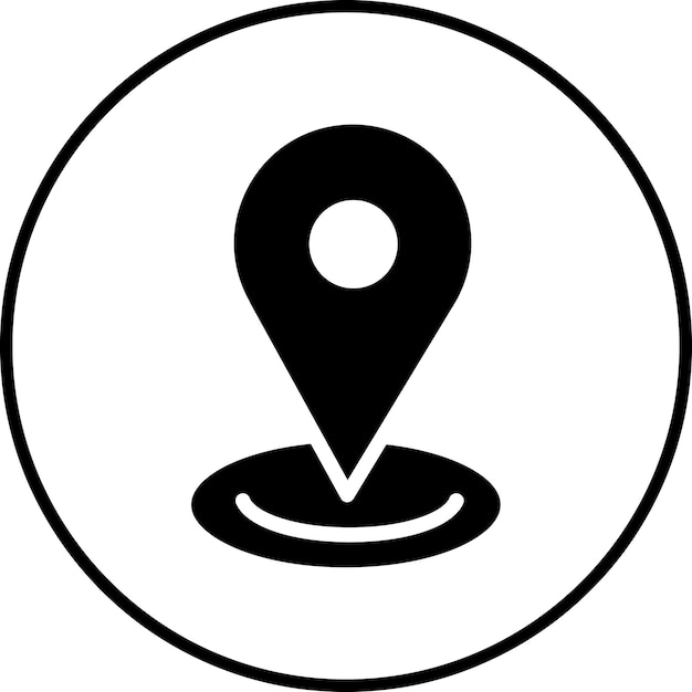Location vector icon illustration of Hotel Services iconset