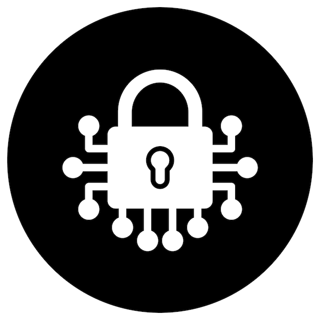 lock vector icon design illustration