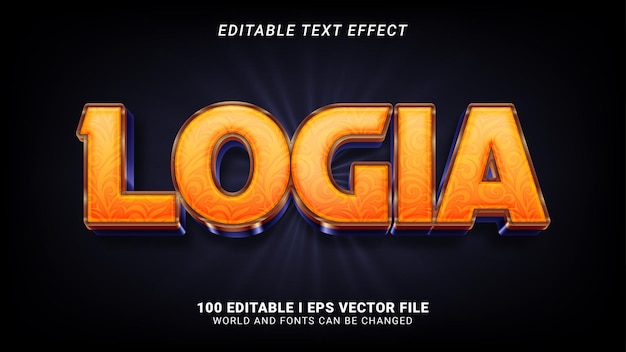 Logia text effect