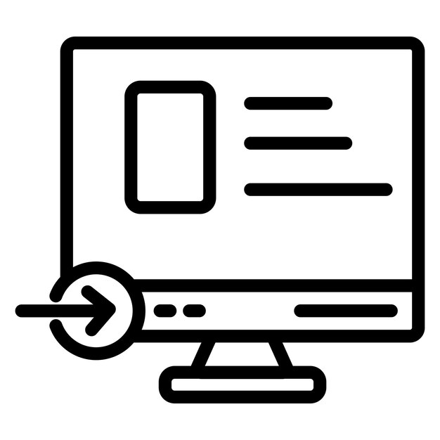 Login Vector Illustration