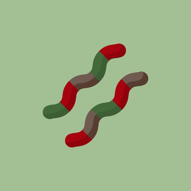 lollipop stick candy icon illustration