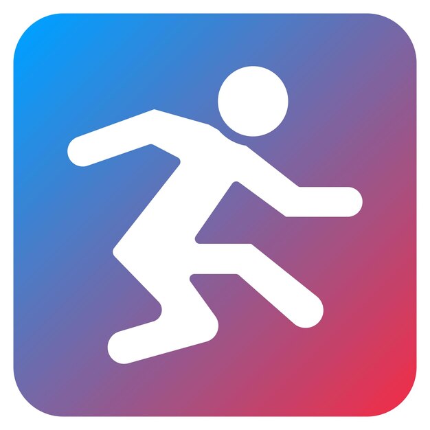 long jump icon vector image can be used for track and field