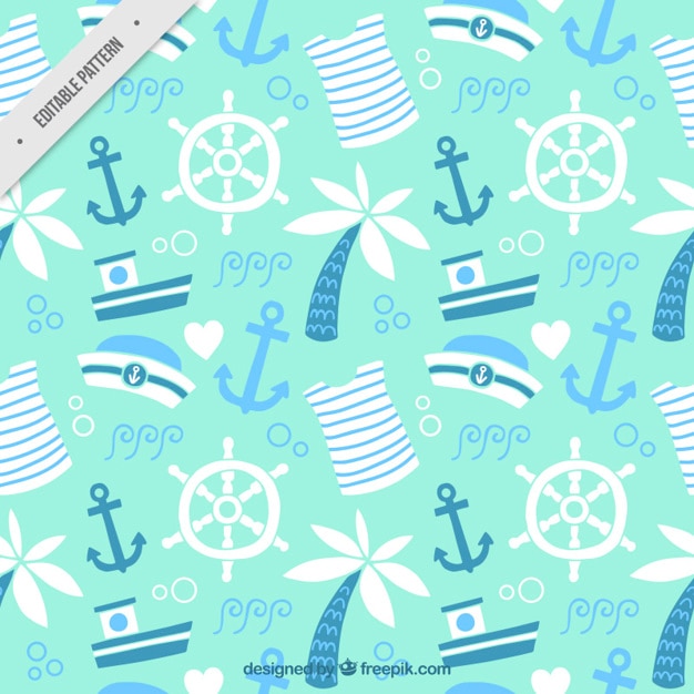 Lovely salor pattern with elements