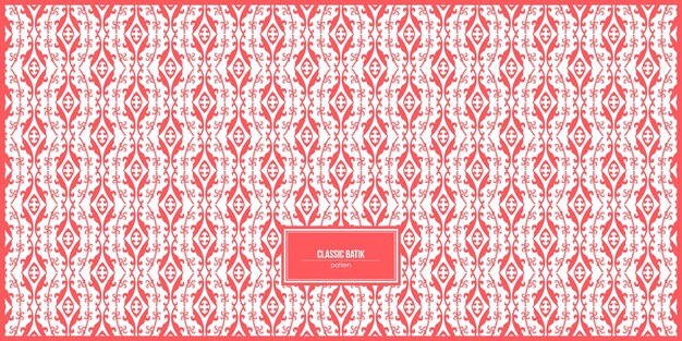 lovely shape of classic batik pattern
