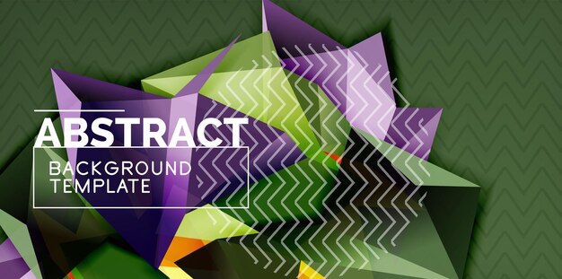 low poly design 3d triangular shape background mosaic abstract design template