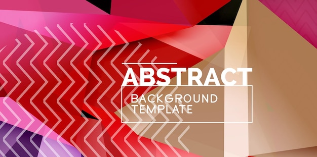 Low poly design 3d triangular shape background mosaic abstract design template