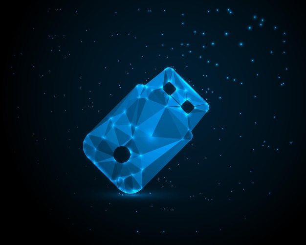 low poly flash drive sleek minimalist usb storage with optimized geometry for games 3d models and digital art