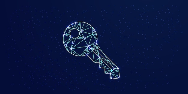 Low Poly Key Design Minimalist 3D Modeling for Stylish and Efficient Game Assets