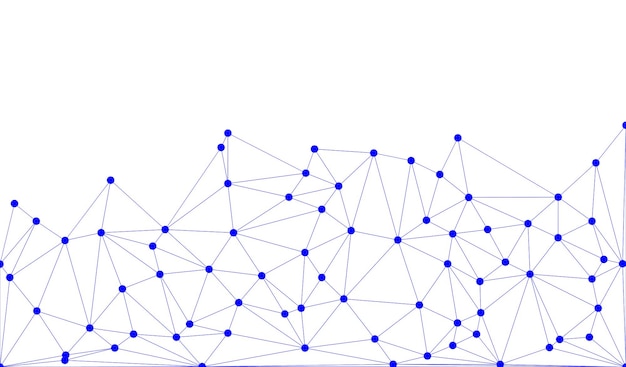Low Poly Network Design Stylized 3D Connection Nodes and Web Structures for Tech UI Apps and Digital Visuals
