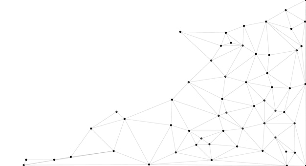 Low Poly Network Design Stylized 3D Connection Nodes and Web Structures for Tech UI Apps and Digital Visuals