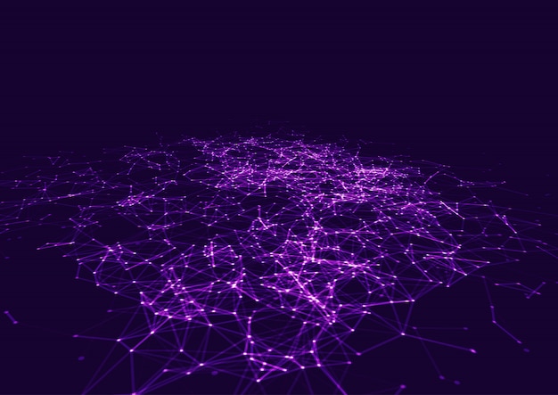 low poly plexus background