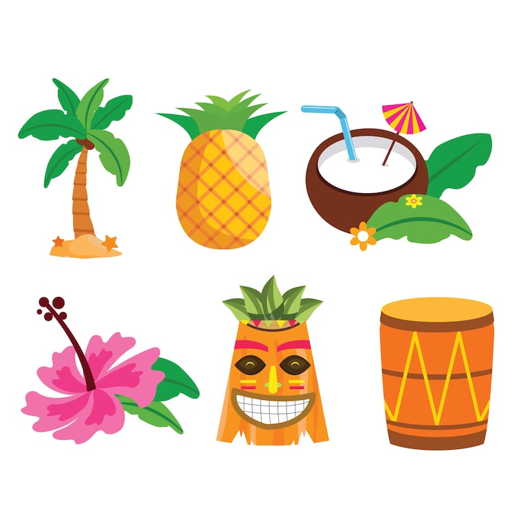 Luau Küçük Resim Seti