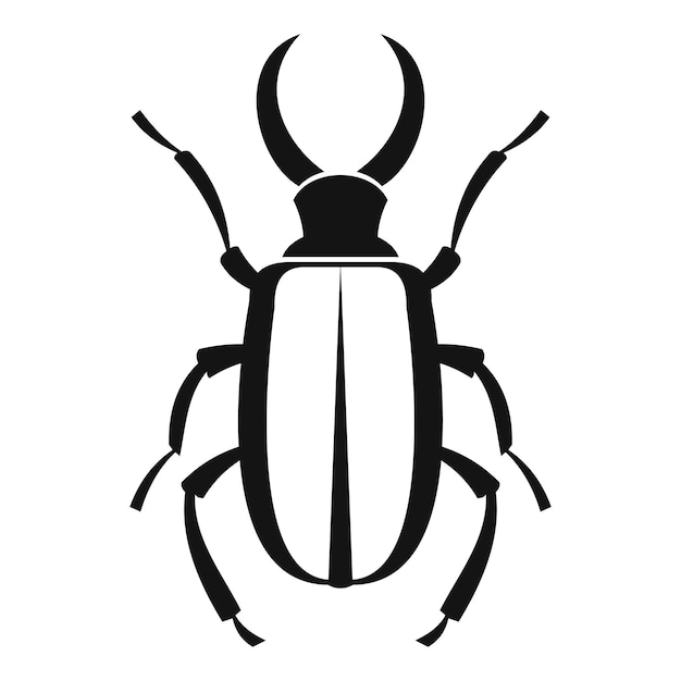 Lucanus cervus icon Simple illustration of lucanus cervus vector icon for web