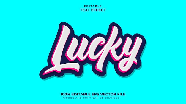 Lucky Text Effect