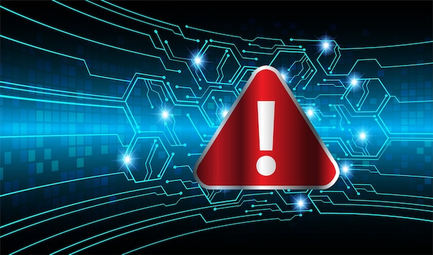 Lukket hængelås på digital baggrund, cyber sikkerhed