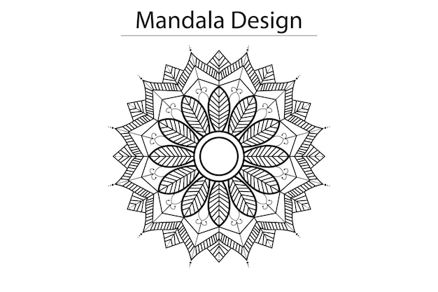 Lüks mandala tasarımı