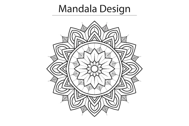 Lüks mandala tasarımı