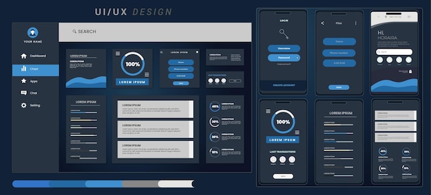 Luksuriøs app eller UI/UX-design