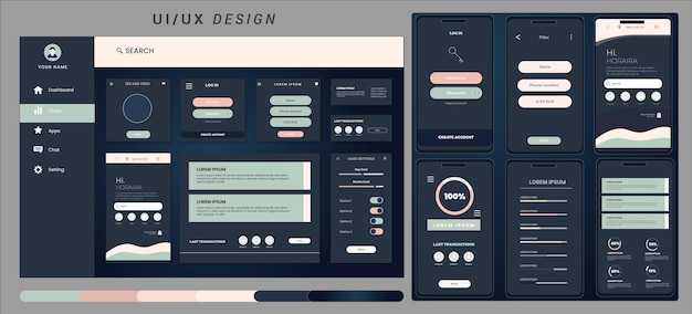Luksuriøs app eller UI/UX-design