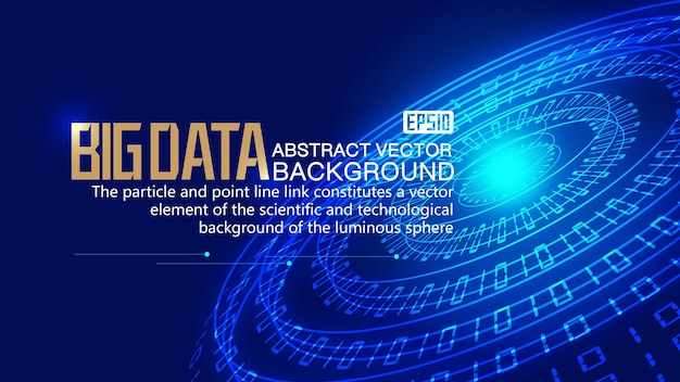 Luminous aperture 01 digital composition network big data abstract background