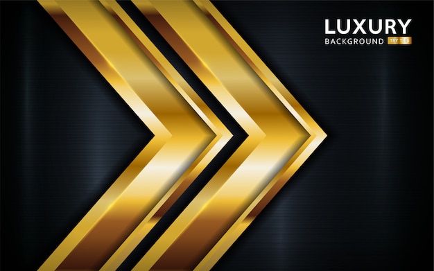 Luxurious abstract background with golden lines