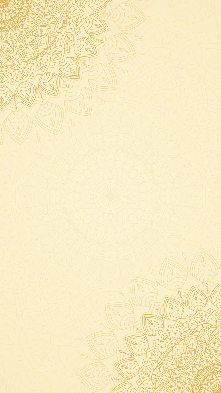 Vektör luxurious ornamental mandala patterns on a vibrant light gold blank vertical vector background