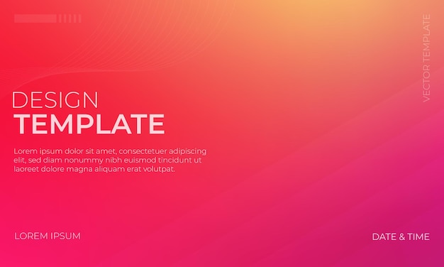 luxurious vector gradient grainy texture in red pink and gold tones