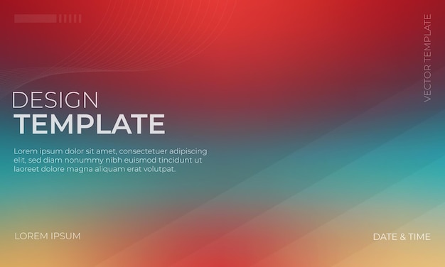 luxurious vector gradient texture featuring red teal and gold shades for graphic design