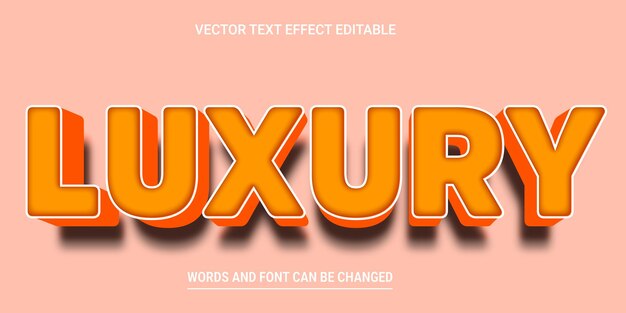 Luxury 3d Editable Text Effect With Background