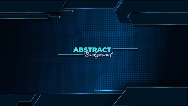 luxury abstract blue and dark background template