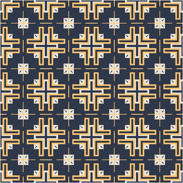 Luxury abstract pattern with ethnic style