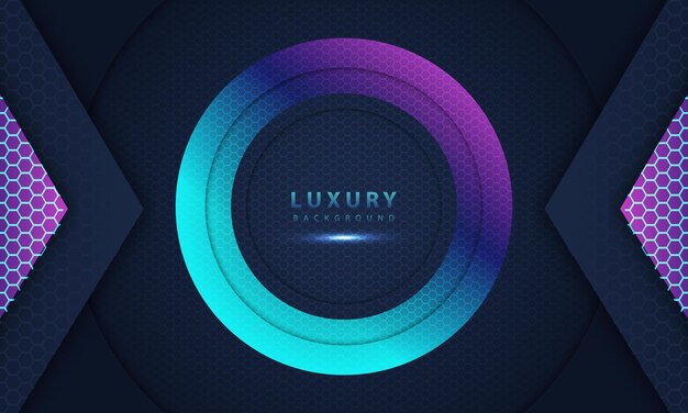 luxury background overlap layer on dark space