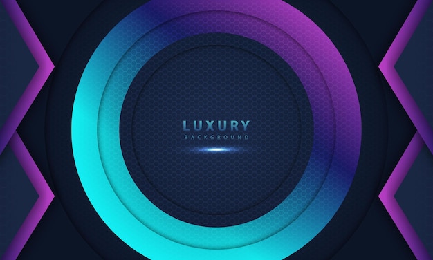 luxury background overlap layer on dark space